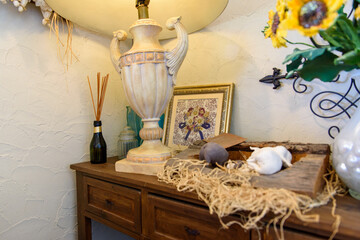 おしゃれなカフェの店内、インテリア雑貨