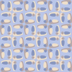 Simple abstract seamless pattern - accent for any surfaces.