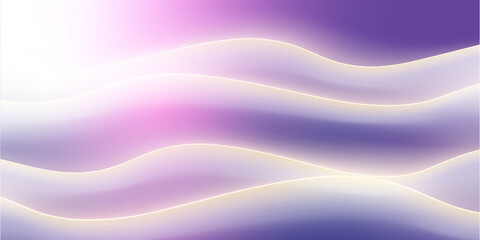 Vector illustration of a colorful paper cut banner. Bright colors and soft waves. Background with effective wave layers. Abstract layout design for flyers, web banners or your personal design.