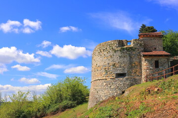 vecchia torre di arona, italia, old tower of angera, italy