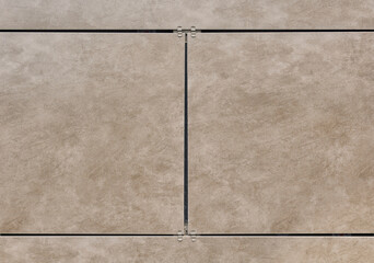 Fototapeta premium Ceramic tile of cream beautiful color. 