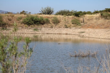 Cuerpo de agua en zona semiárida