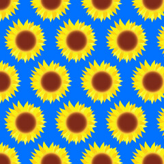 colorful sunflower pattern