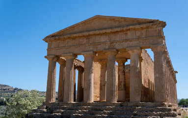 Vallée des Temples d'Agrigente en Sicile, Italie