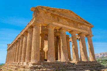 Obraz premium Vallée des Temples d'Agrigente en Sicile, Italie