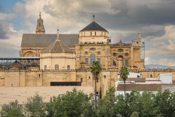 View of the magnificent Cathedral Mosque of Cordoba, Andalusia, Spain