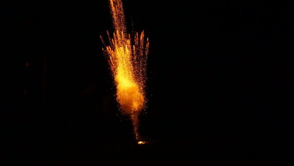 Diwali fire works. Diwali fire art