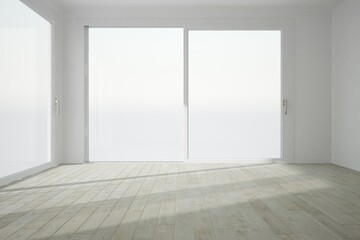 Obraz premium Modern interior design. 3D illustration