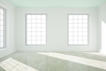 Modern interior design. 3D illustration