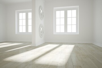 Modern interior design. 3D illustration