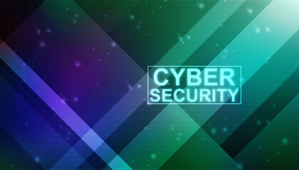 Obraz premium 2d illustration abstract Cyber security