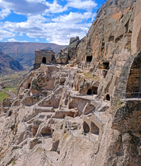 Vardzia Georgian cave monastery site southern Georgia
