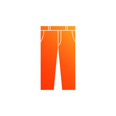 Trousers isolated icon design template