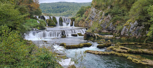 Waterfalls in Una National Park