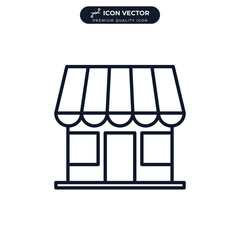 cafe icon symbol template for graphic and web design collection logo vector illustration