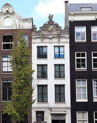 Obraz premium Amsterdam Keizersgracht Canal House Facades, Netherlands