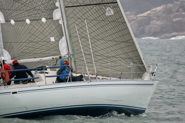Fototapeta premium yacht in the sea