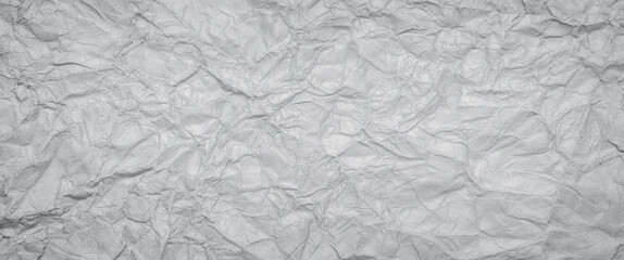 Gray crumpled paper texture background