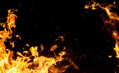 Feuer Flammen Hintergrund