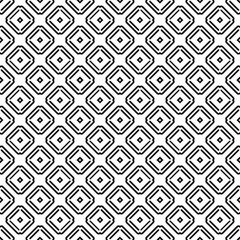 Black and white seamless pattern texture. Greyscale ornamental graphic design. Mosaic ornaments. Pattern template. Vector illustration. EPS10.