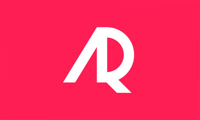 initials alphabet logo icon vector AR RA A R