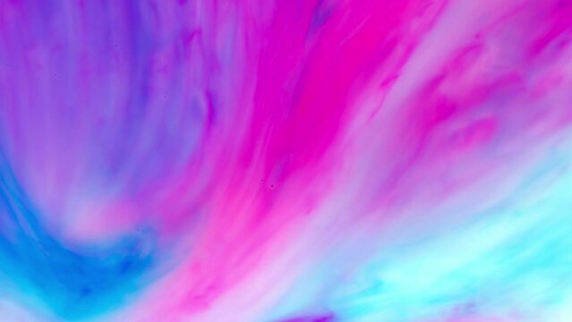 Colorful Ink Background. Abstract Colorful Paint Ink Liquid Explode Diffusion Psychedelic Blast Movement