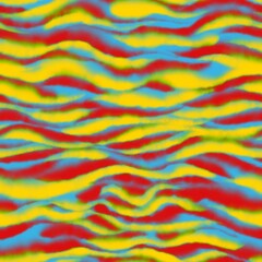 Glitch effect colorful waves