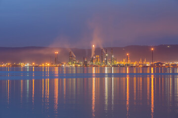 TUPRAS (Turkish Petroleum Refineries Corporation) in Izmit, Kocaeli, Turkey. TUPRAS facilities...