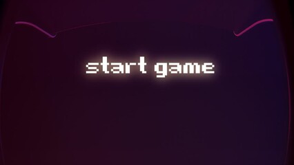 Start Game Arcade Machine