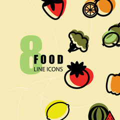 illustration of a fruit