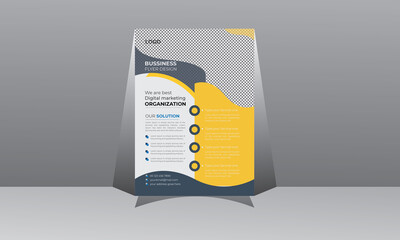 Modern corporate flyer template