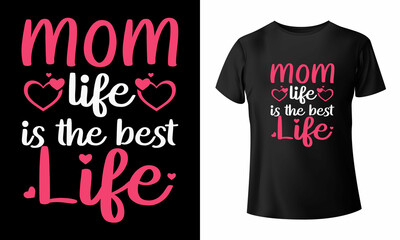 Happy Mothers Day t-shirt  and Mom T-shirt design, mom vector template Vector EPS File