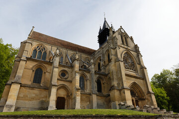 Fototapeta premium Notre Dame Church is a Catholic church located in Taverny, France. It was uilt between 1200 and 1240 .