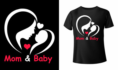 Happy Mothers Day t-shirt  and Mom T-shirt design, mom vector template Vector EPS File