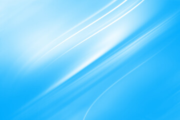 Abstract blue background, beautiful lines and blur
