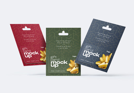 Gift Card Mockup for Vehicle Branding and Fleet Design