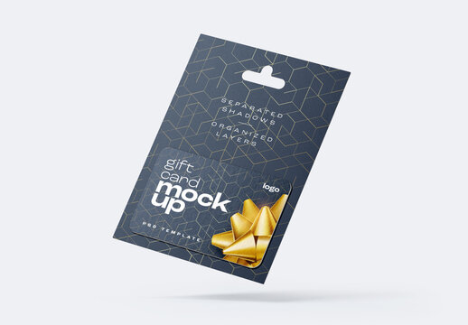 Gift Card Mockup for Vehicle Branding and Fleet Design