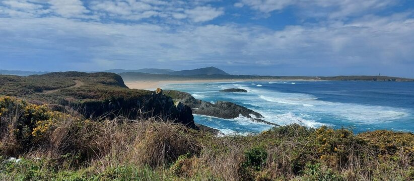 Playa de A Frouxeira en Valdovi&ntilde;o, Galicia
