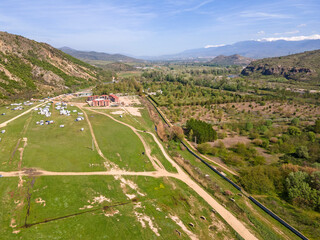 Aerial view of Kozhuh Mountain, Bulgaria