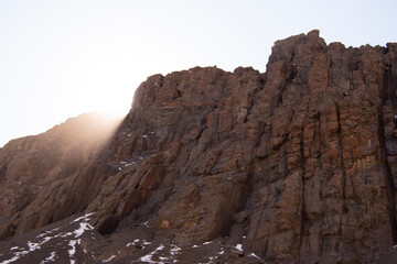 mountain in the mountains