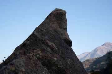 rock in the mountains