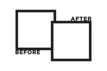 Before and After, Before After, Before and After Image, Before and After Template, Before Frame, After Frame, Vector Illustration Background