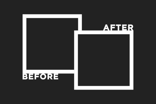 Before and After, Before After, Before and After Image, Before and After Template, Before Frame, After Frame, Vector Illustration Background