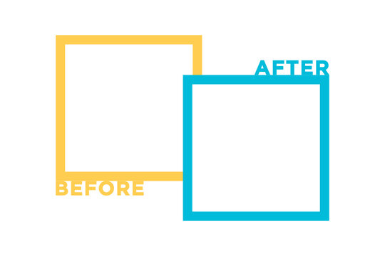 Before and After, Before After, Before and After Image, Before and After Template, Before Frame, After Frame, Vector Illustration Background