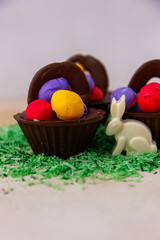 Chocolate easter basket