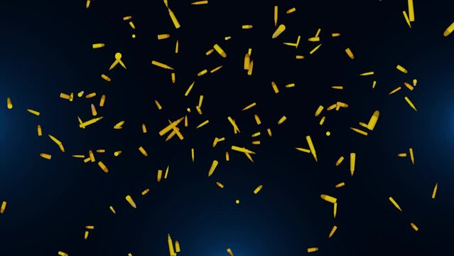 4K Animation loop background with lots of flying and rotating bulett patron on green screen. Pistol shooting. Military, police or hunting ammo. War, shot, crime. Security and violence