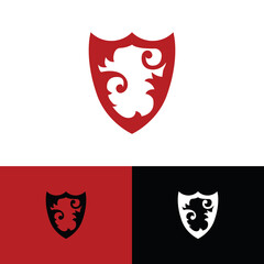 Fototapeta premium Tribal Shield Logo Design