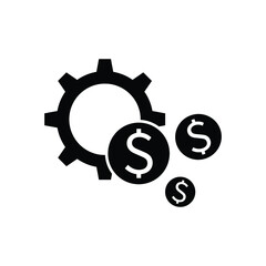 Financial development icon design isolated on white background