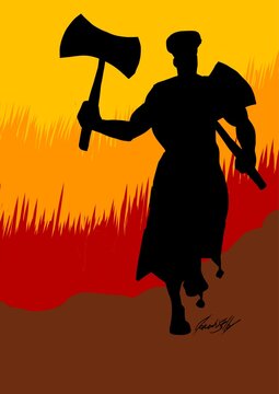 S&agrave;ng&oacute; God of Thunder in African Mitology 