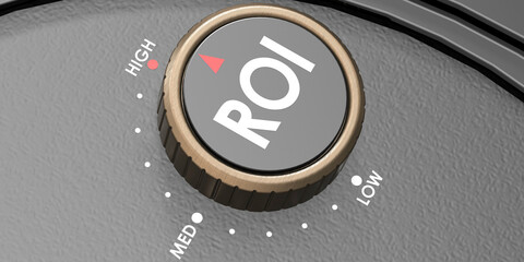 ROI knob pointing to high